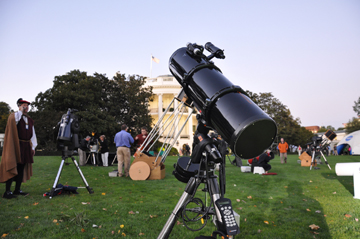 My telescope at the White House