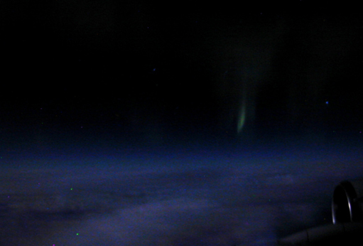 Aurora imaged from NASA DC-8